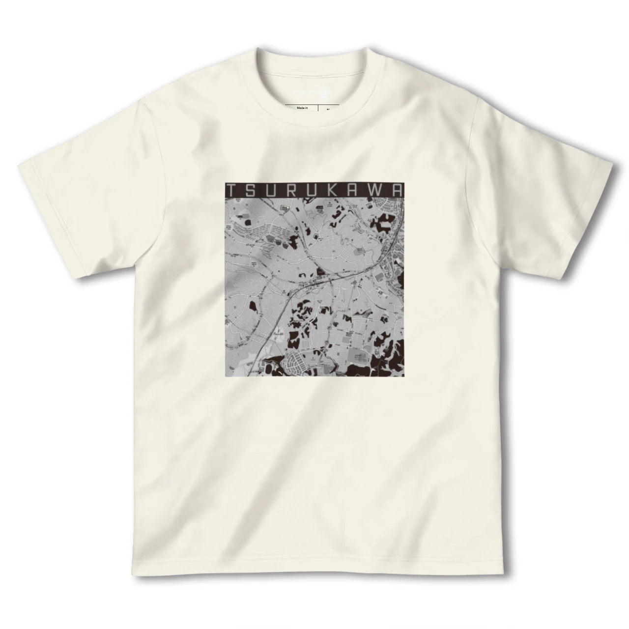 【鶴川(東京都)】地図柄ヘビーウェイトTシャツ