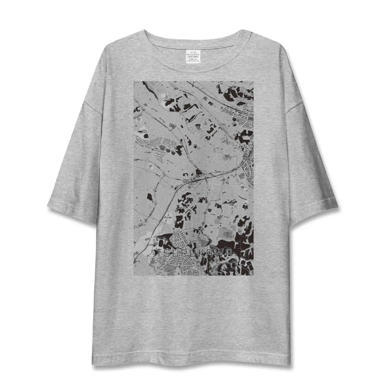 【鶴川(東京都)】地図柄ビッグシルエットTシャツ