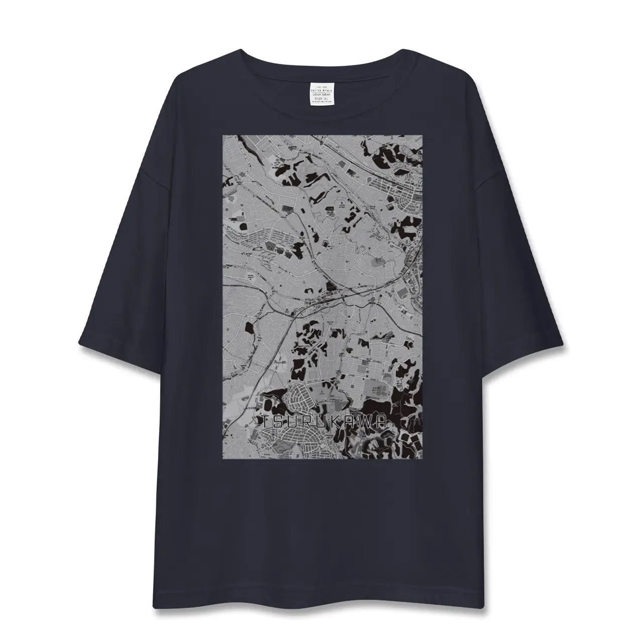 【鶴川(東京都)】地図柄ビッグシルエットTシャツ
