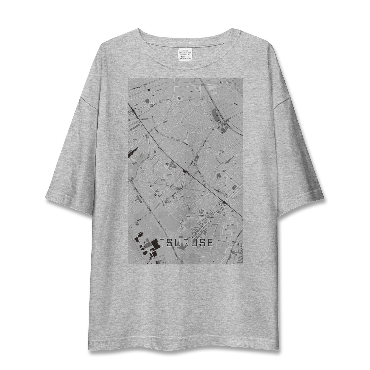 【鶴瀬(埼玉県)】地図柄ビッグシルエットTシャツ