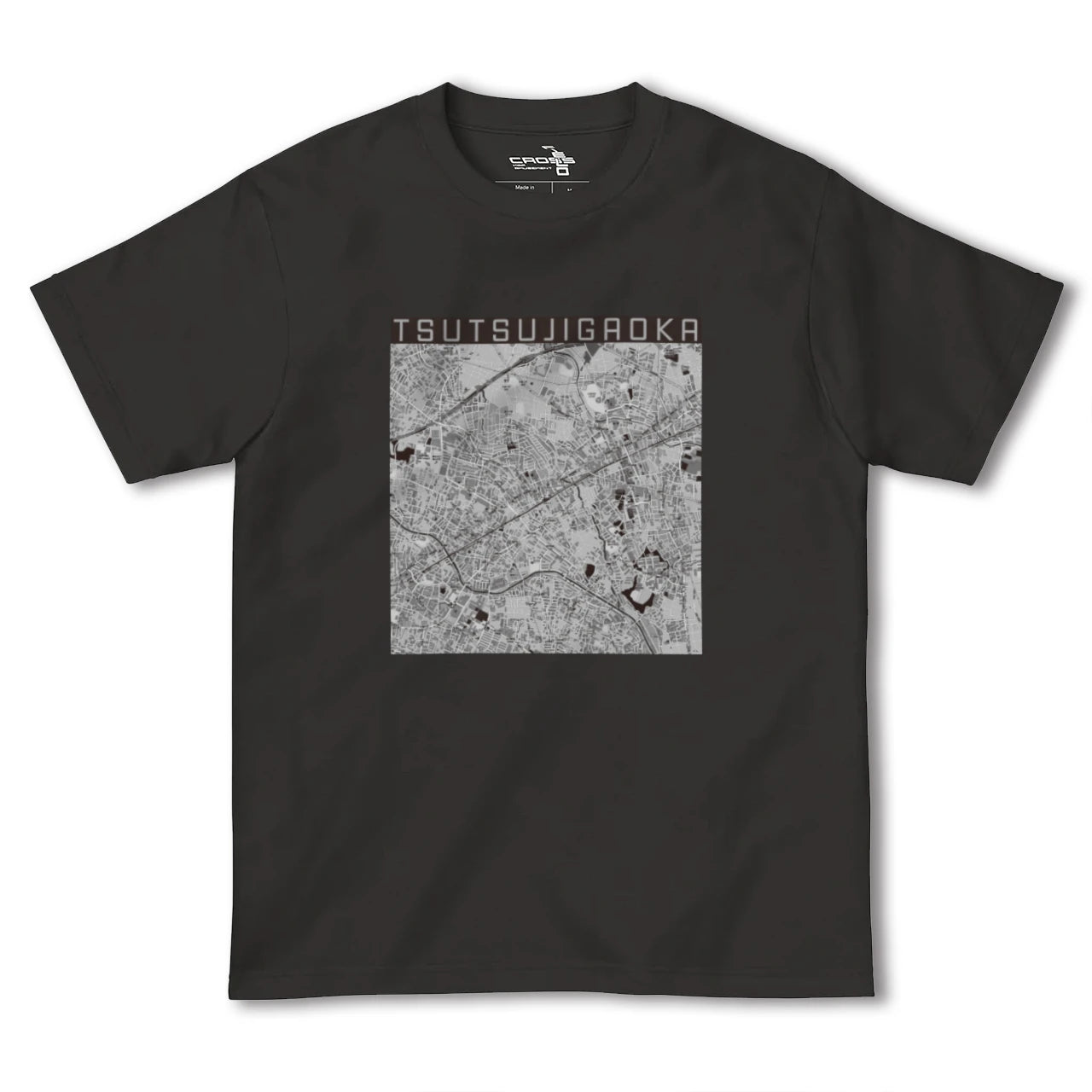 【つつじヶ丘(東京都)】地図柄ヘビーウェイトTシャツ