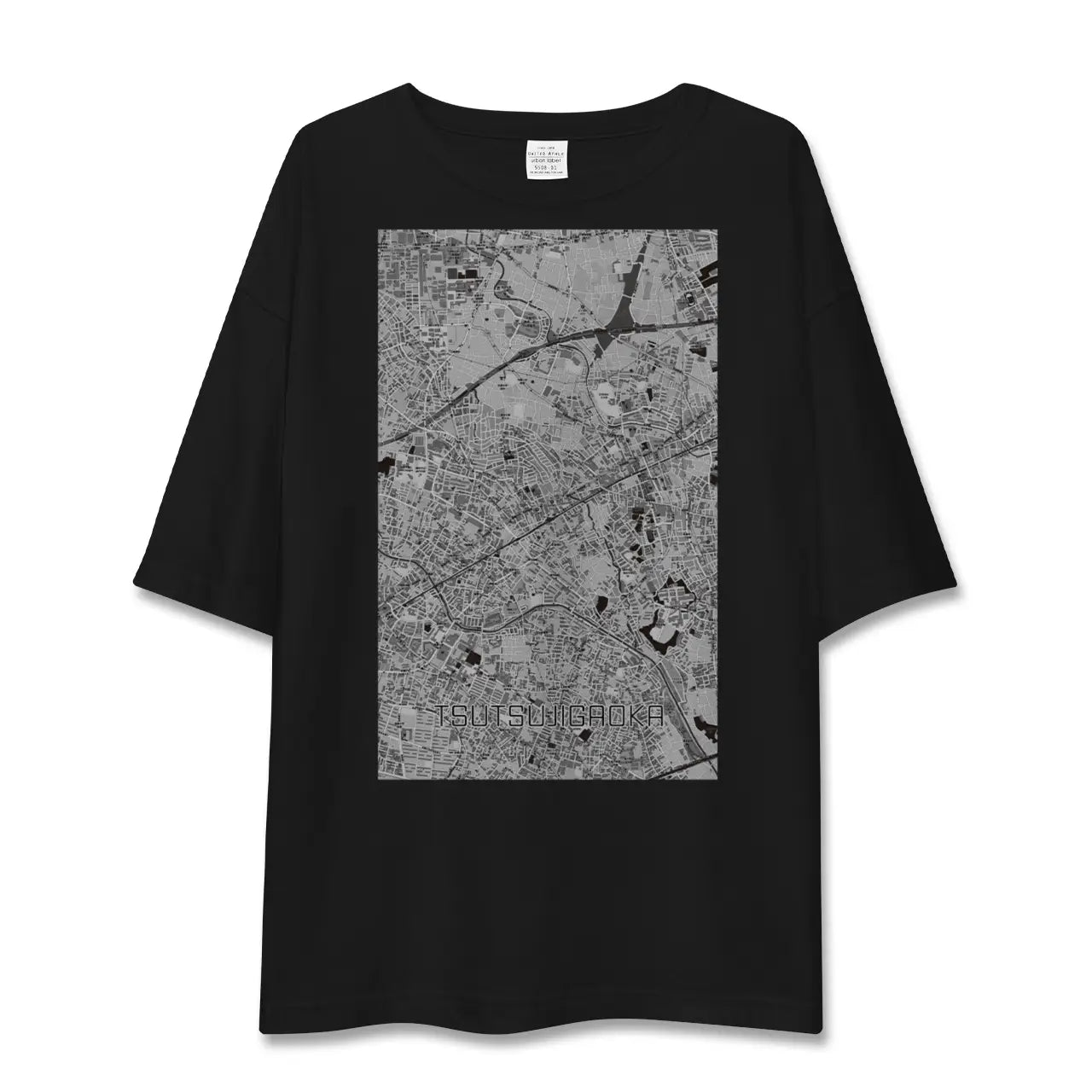【つつじヶ丘(東京都)】地図柄ビッグシルエットTシャツ