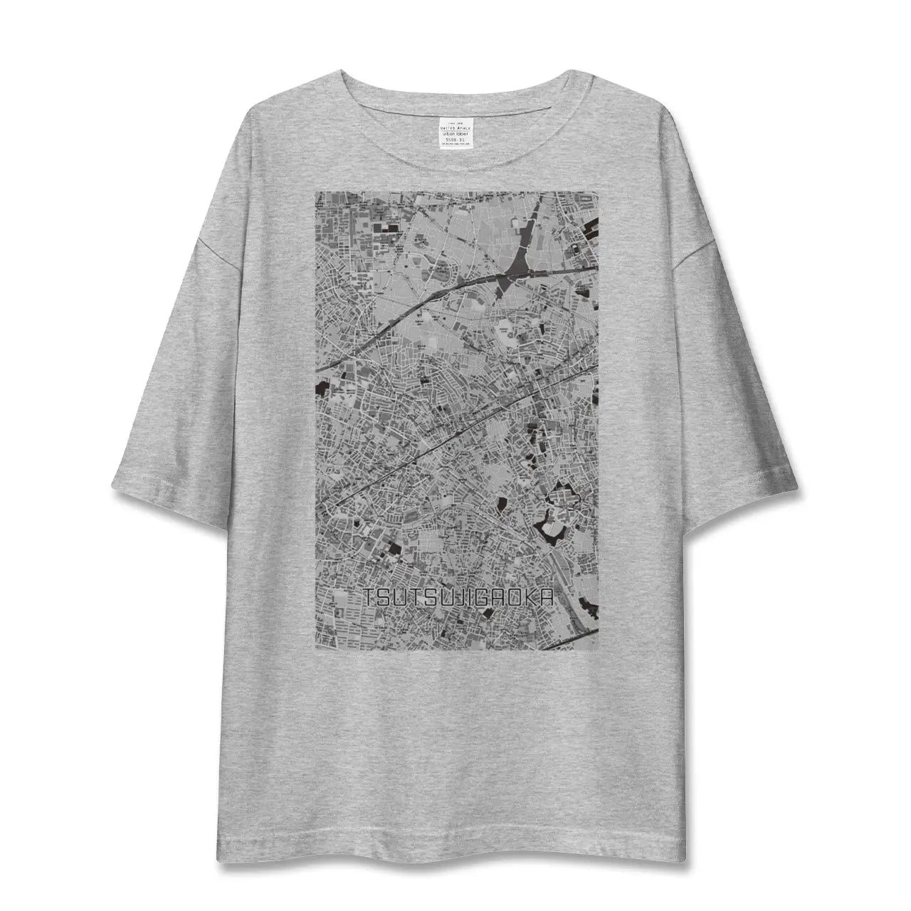 【つつじヶ丘(東京都)】地図柄ビッグシルエットTシャツ