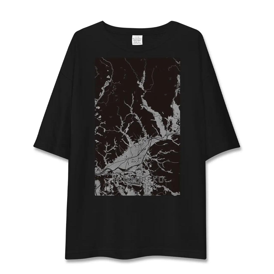 【綴子(秋田県)】地図柄ビッグシルエットTシャツ