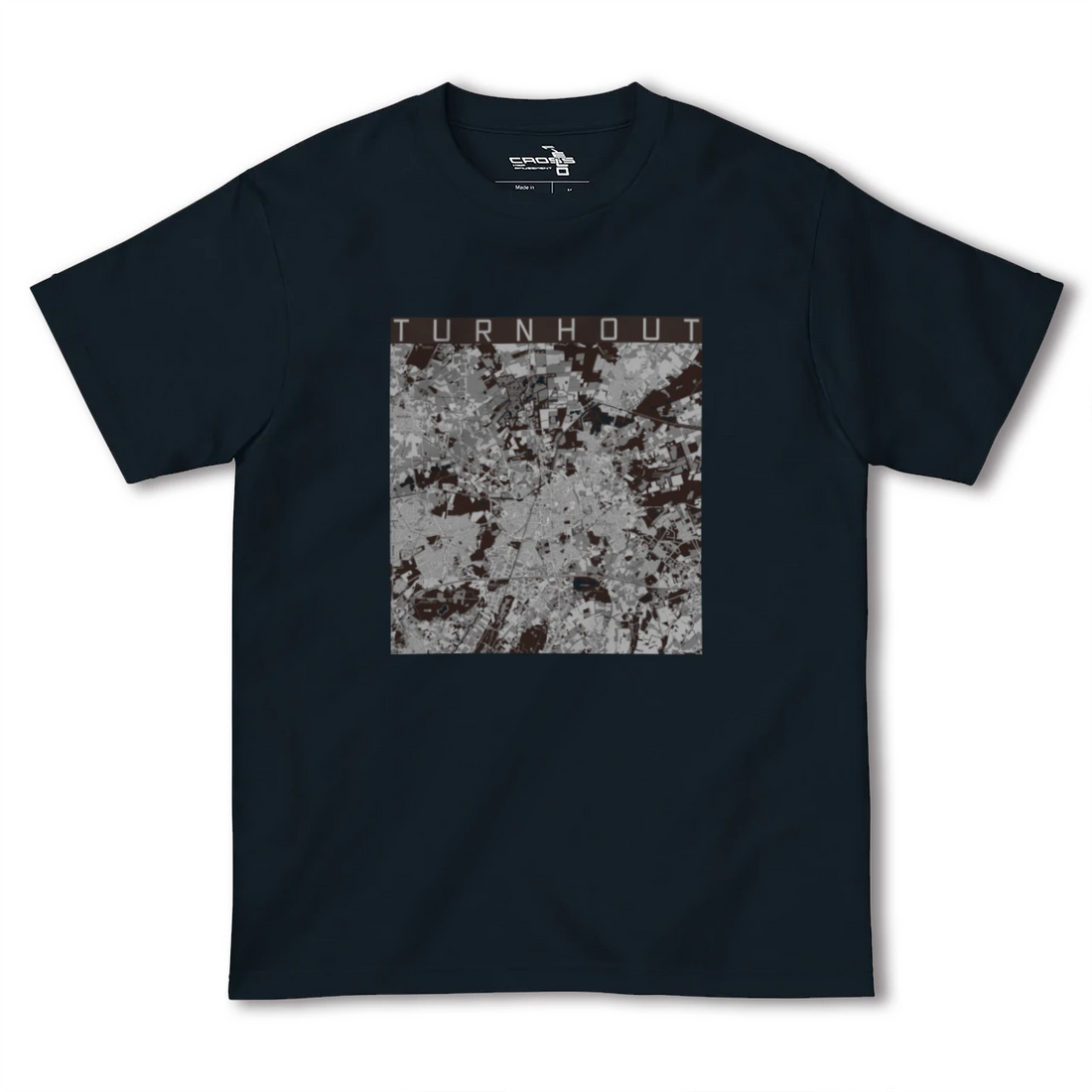 【トゥルンハウト(ベルギー)】地図柄ヘビーウェイトTシャツ