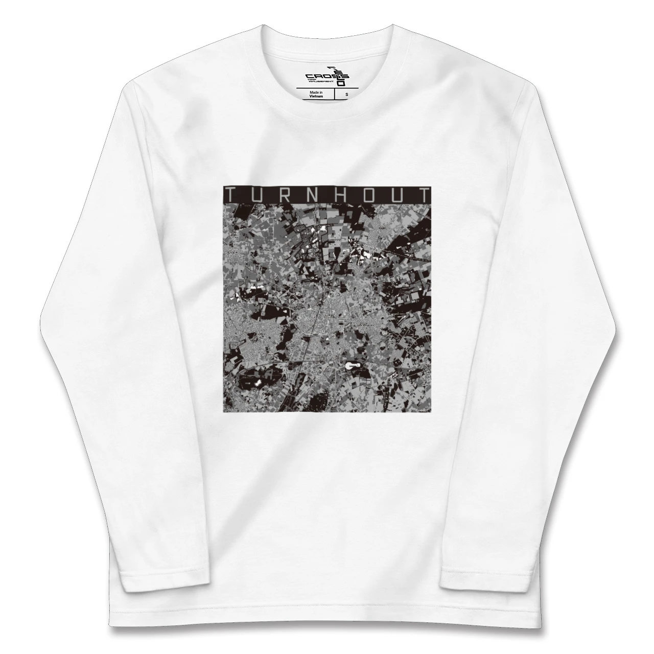 【トゥルンハウト(ベルギー)】地図柄ロングスリーブTシャツ