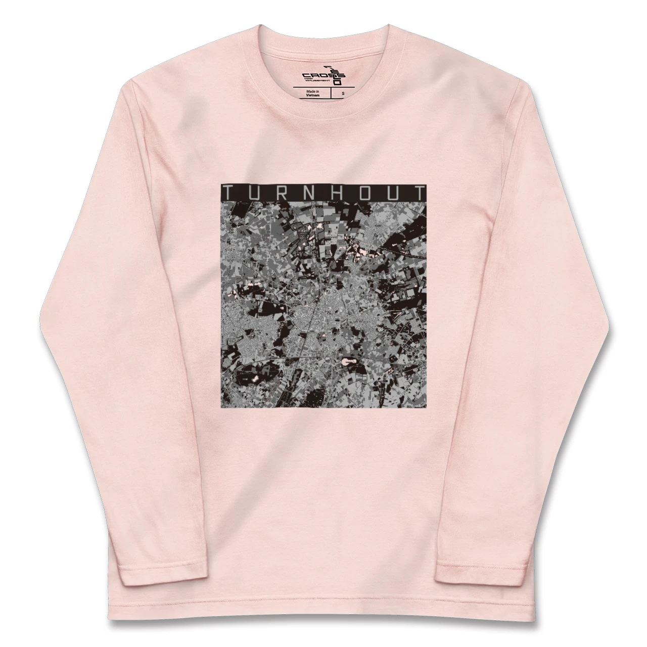 【トゥルンハウト(ベルギー)】地図柄ロングスリーブTシャツ