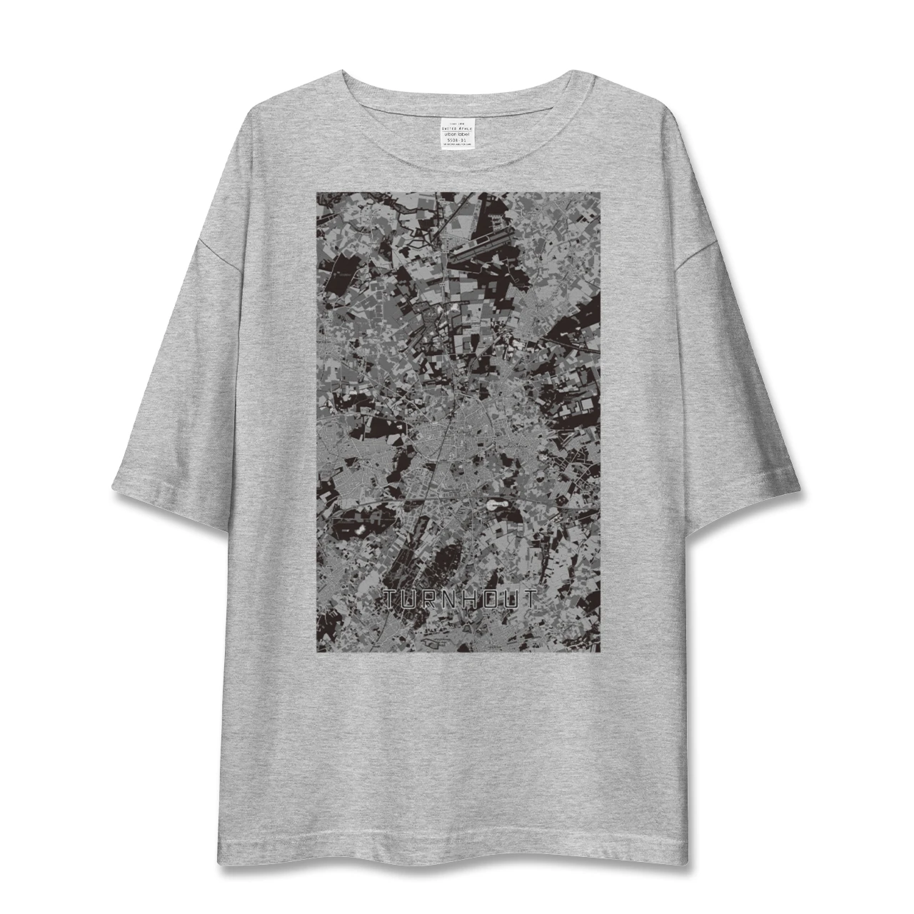 【トゥルンハウト(ベルギー)】地図柄ビッグシルエットTシャツ