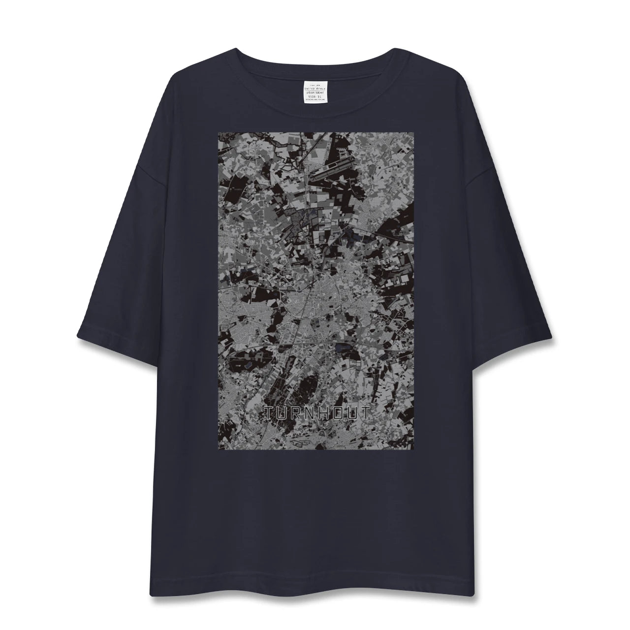 【トゥルンハウト(ベルギー)】地図柄ビッグシルエットTシャツ