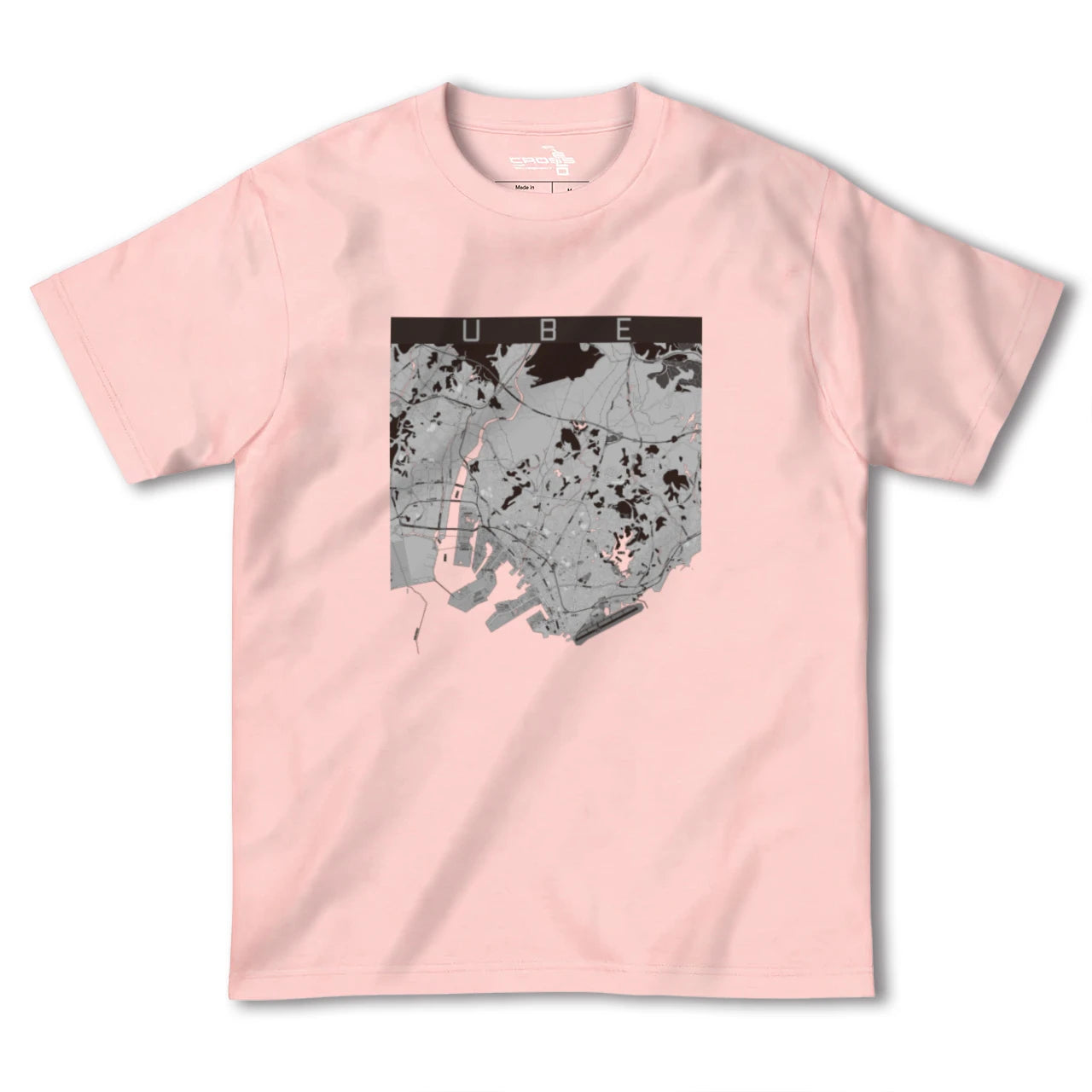 【宇部(山口県)】地図柄ヘビーウェイトTシャツ