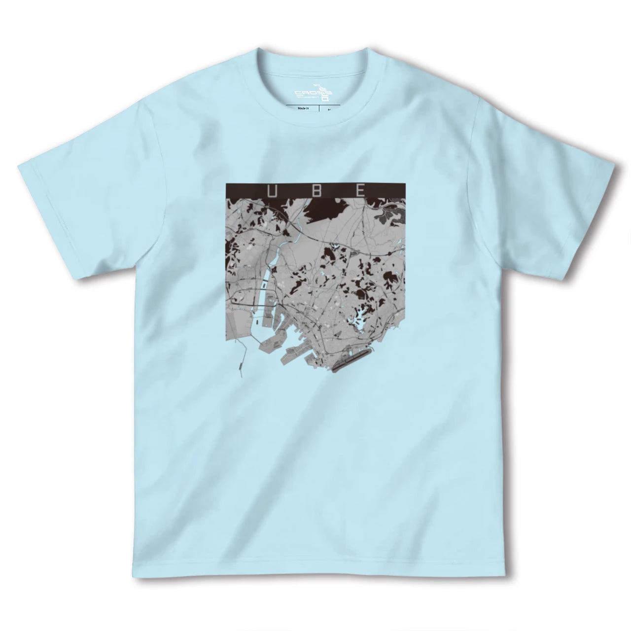 【宇部(山口県)】地図柄ヘビーウェイトTシャツ