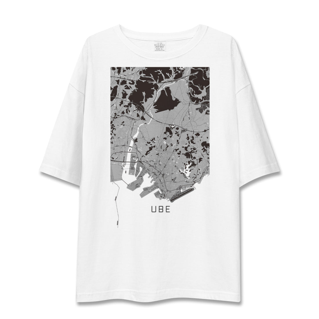 【宇部(山口県)】地図柄ビッグシルエットTシャツ