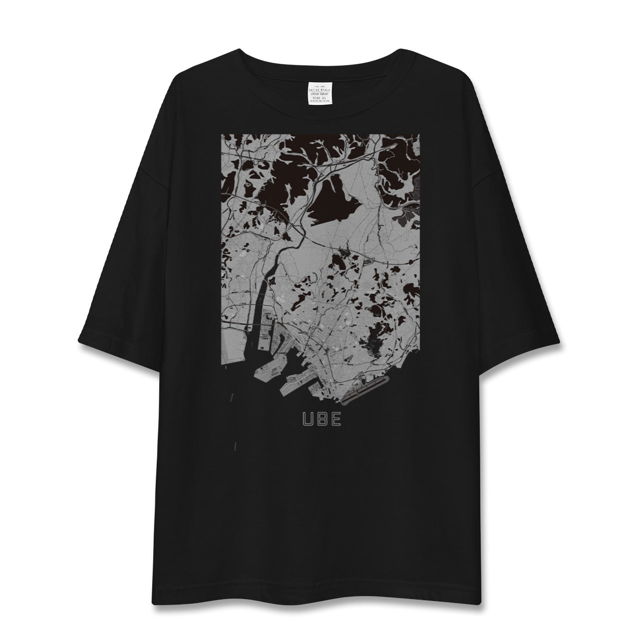 【宇部(山口県)】地図柄ビッグシルエットTシャツ