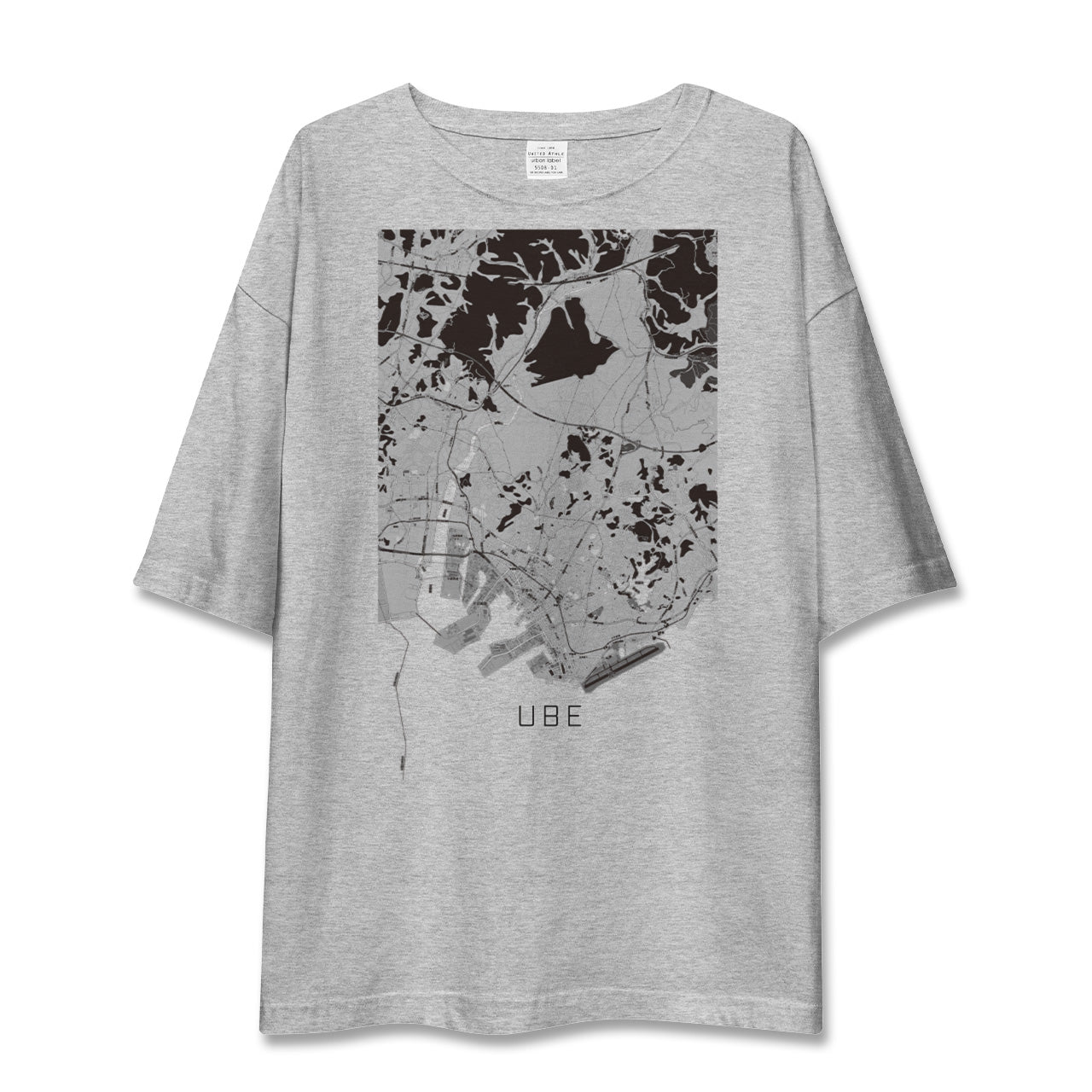 【宇部(山口県)】地図柄ビッグシルエットTシャツ