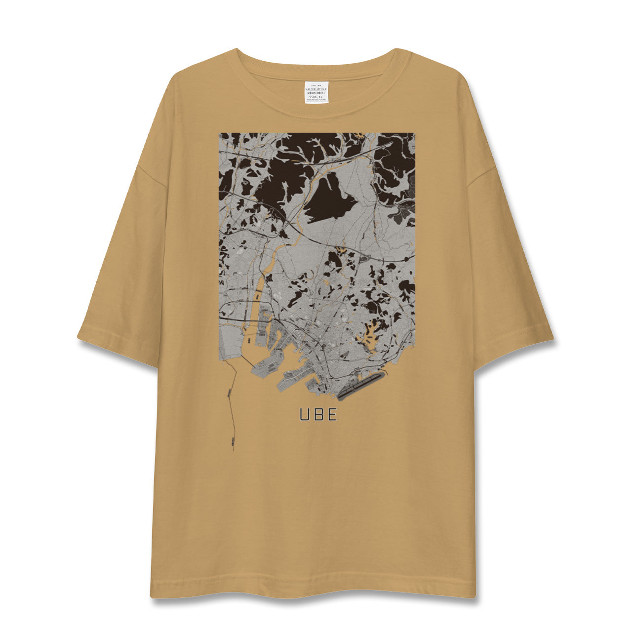 【宇部(山口県)】地図柄ビッグシルエットTシャツ