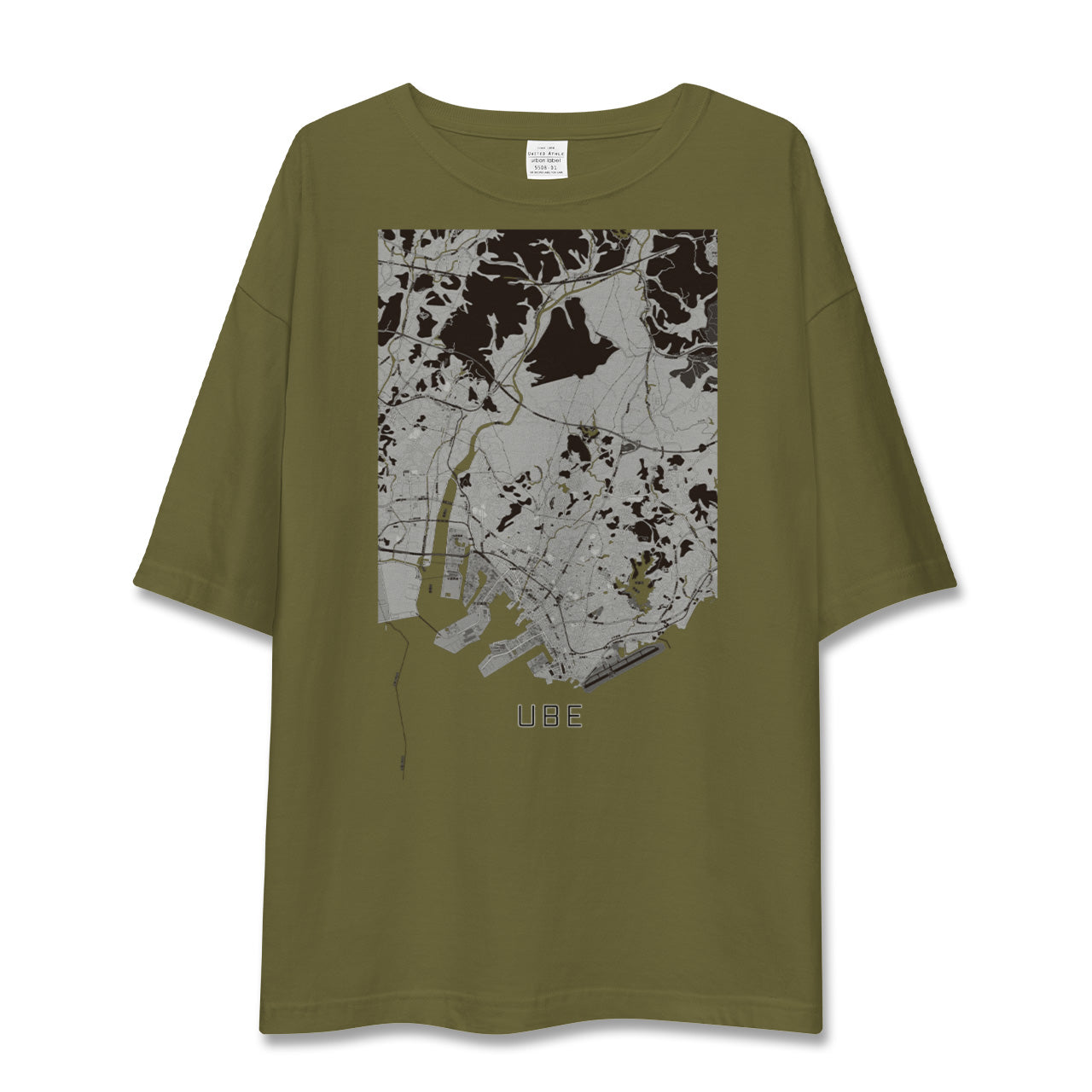 【宇部(山口県)】地図柄ビッグシルエットTシャツ