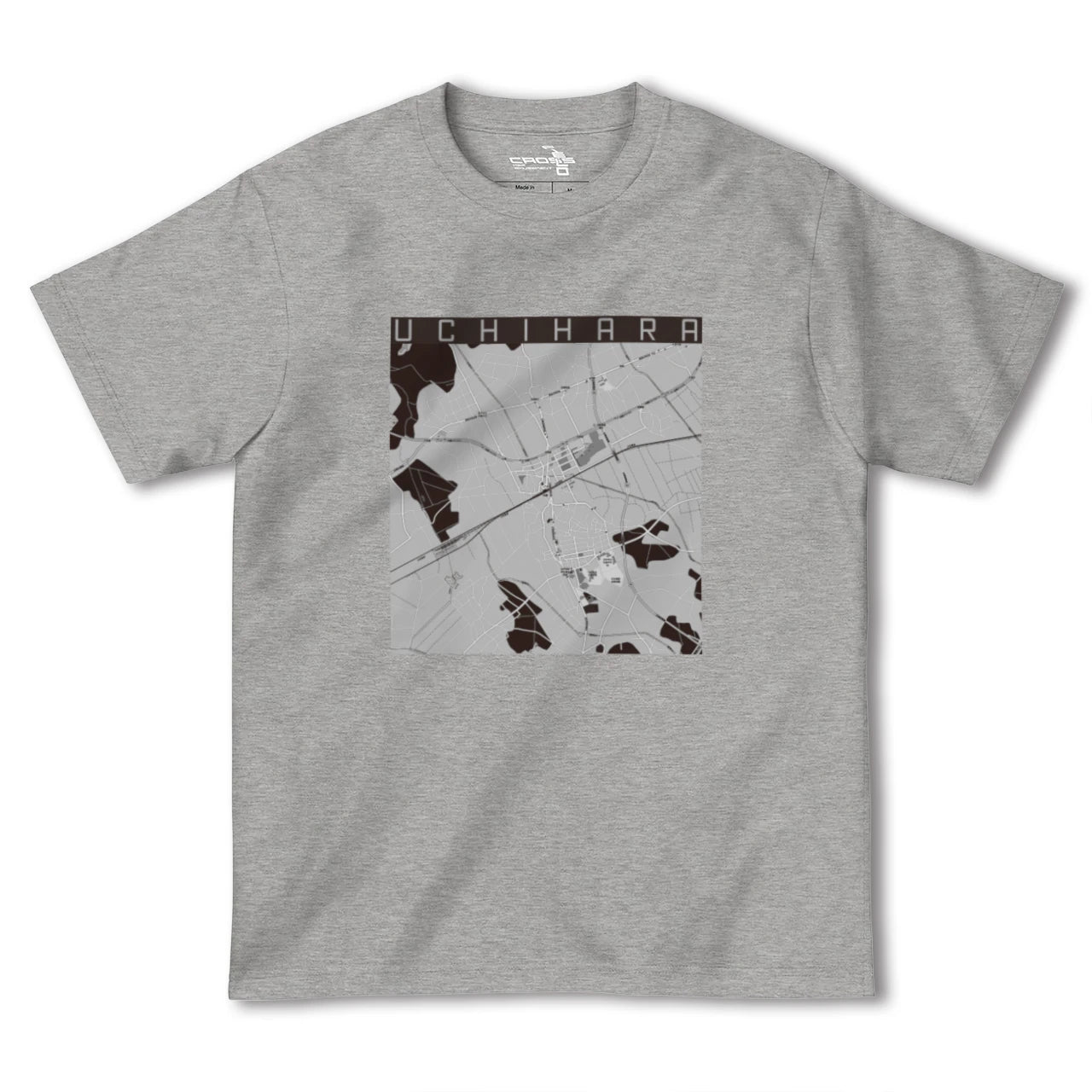 【内原(茨城県)】地図柄ヘビーウェイトTシャツ