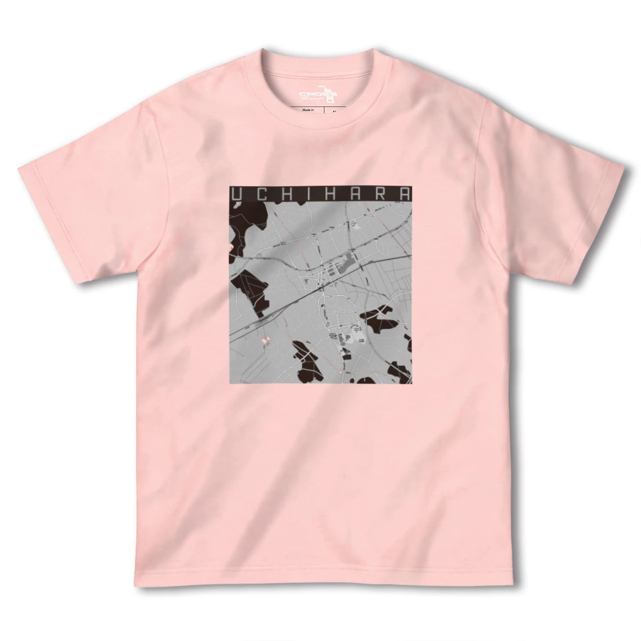 【内原(茨城県)】地図柄ヘビーウェイトTシャツ