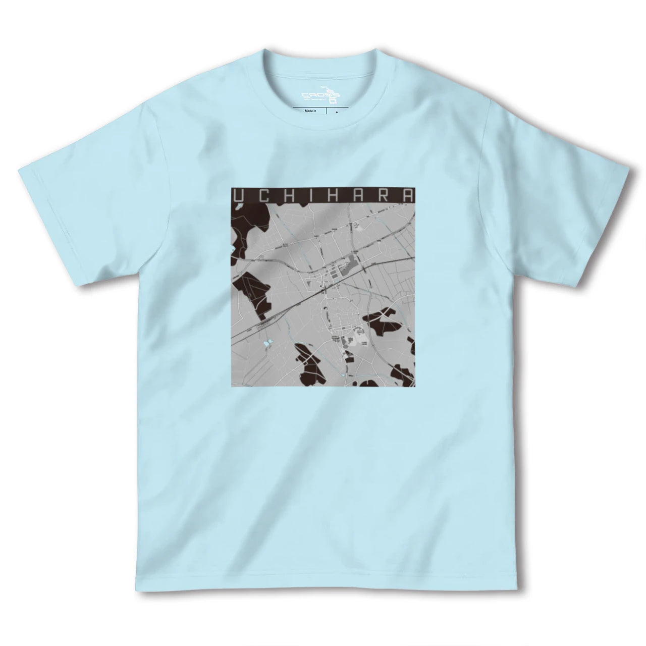 【内原(茨城県)】地図柄ヘビーウェイトTシャツ