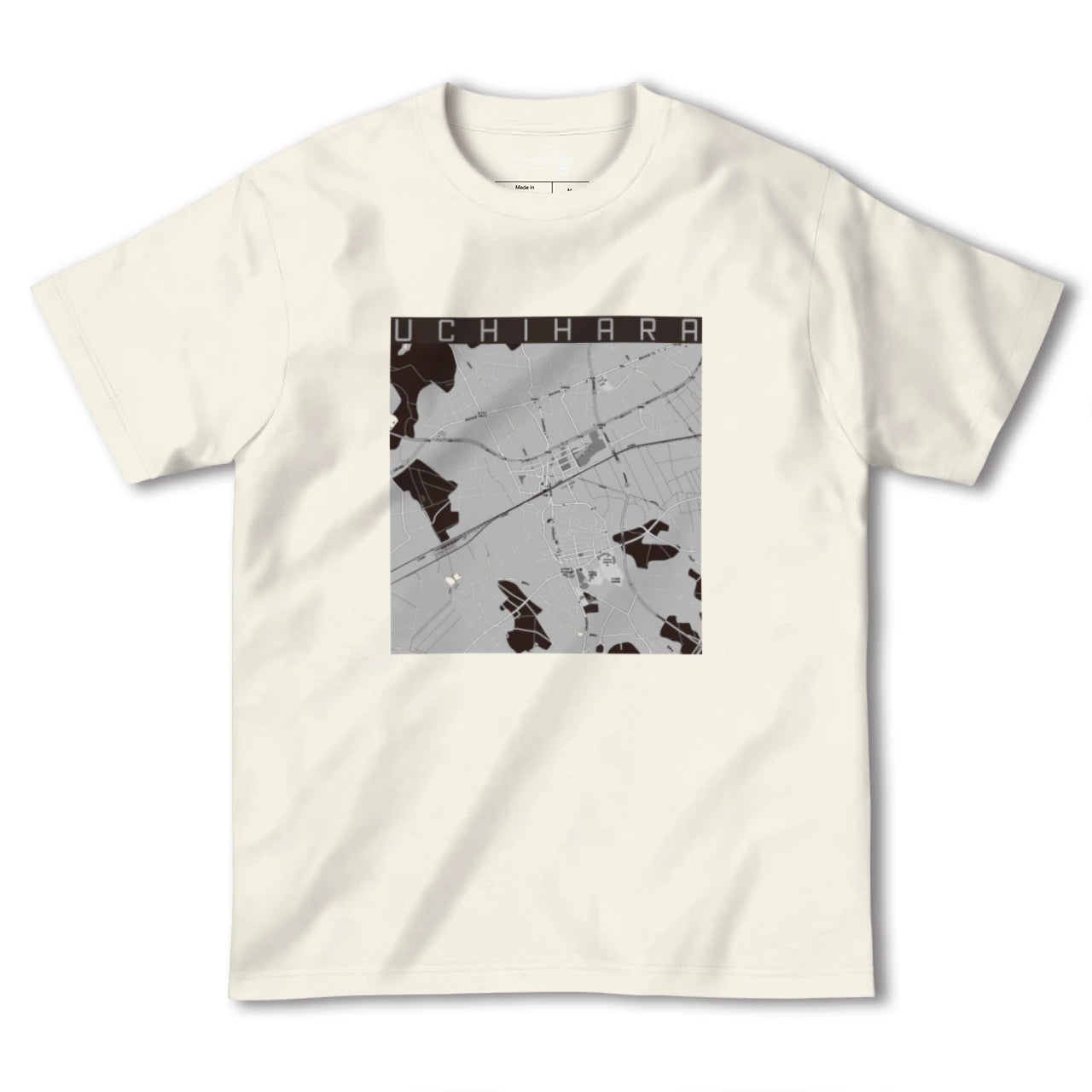 【内原(茨城県)】地図柄ヘビーウェイトTシャツ