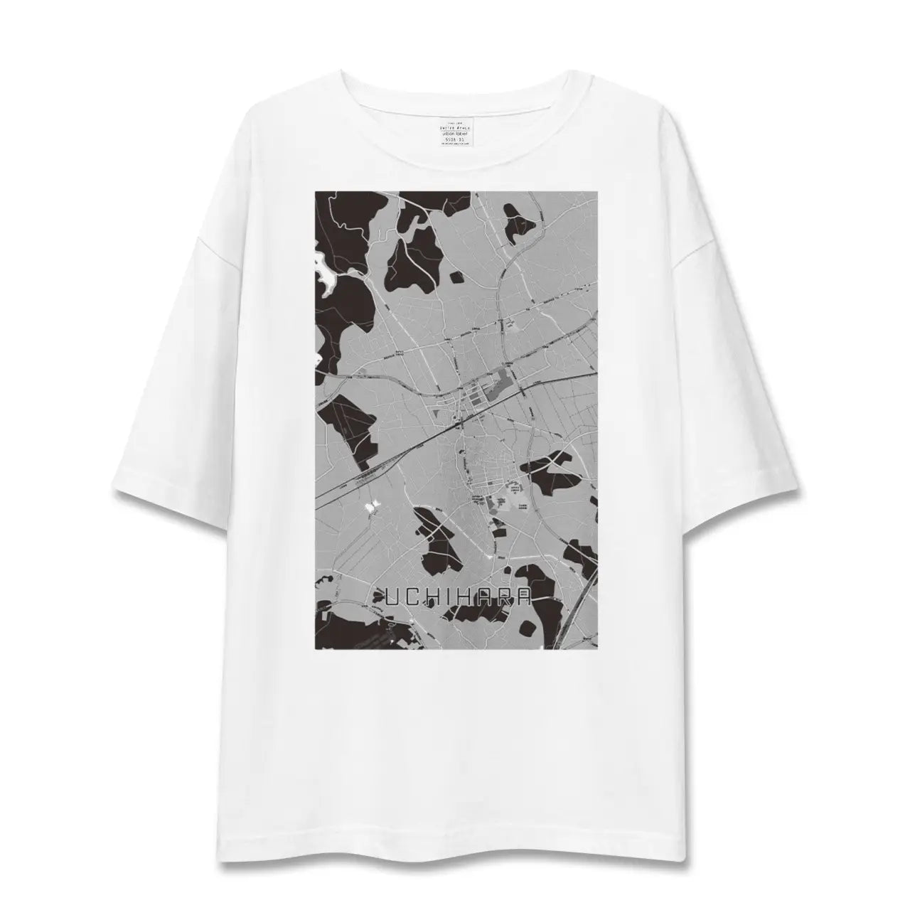 【内原(茨城県)】地図柄ビッグシルエットTシャツ