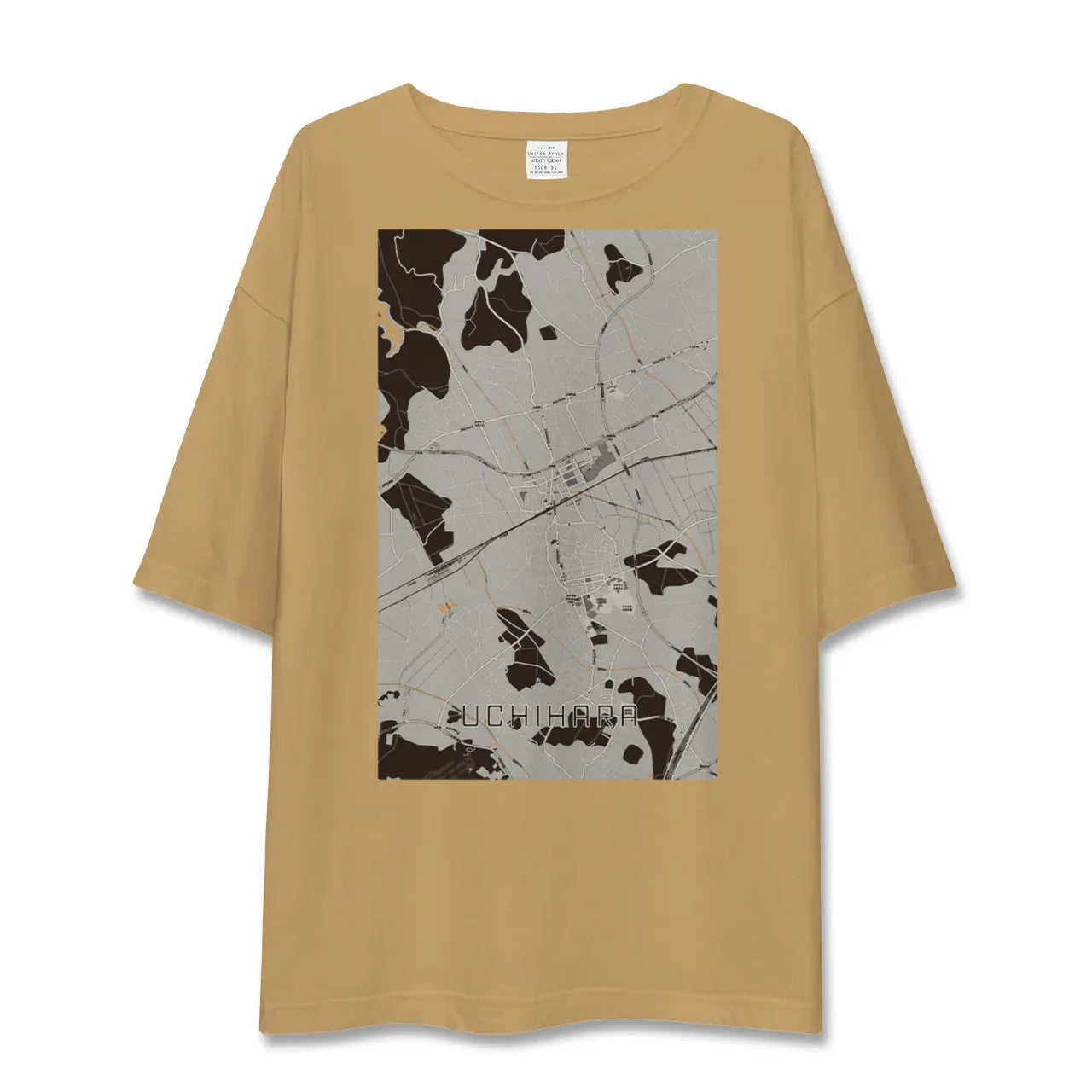 【内原(茨城県)】地図柄ビッグシルエットTシャツ