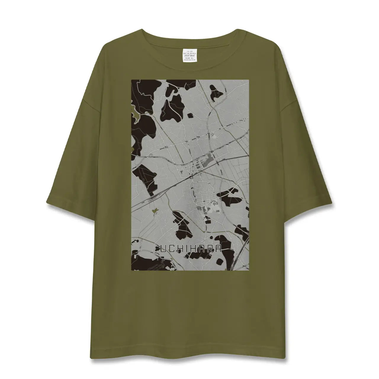 【内原(茨城県)】地図柄ビッグシルエットTシャツ