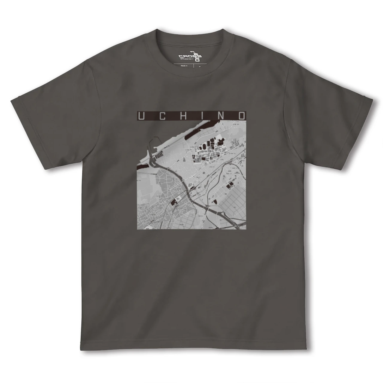 【内野(新潟県)】地図柄ヘビーウェイトTシャツ