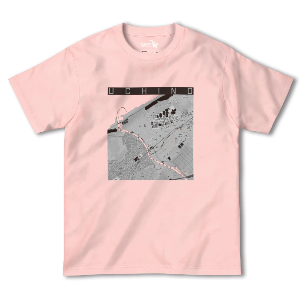 【内野(新潟県)】地図柄ヘビーウェイトTシャツ
