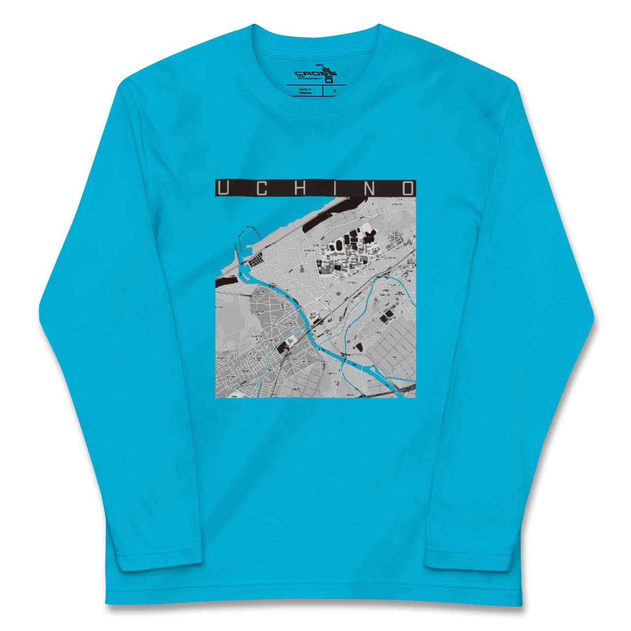 【内野(新潟県)】地図柄ロングスリーブTシャツ