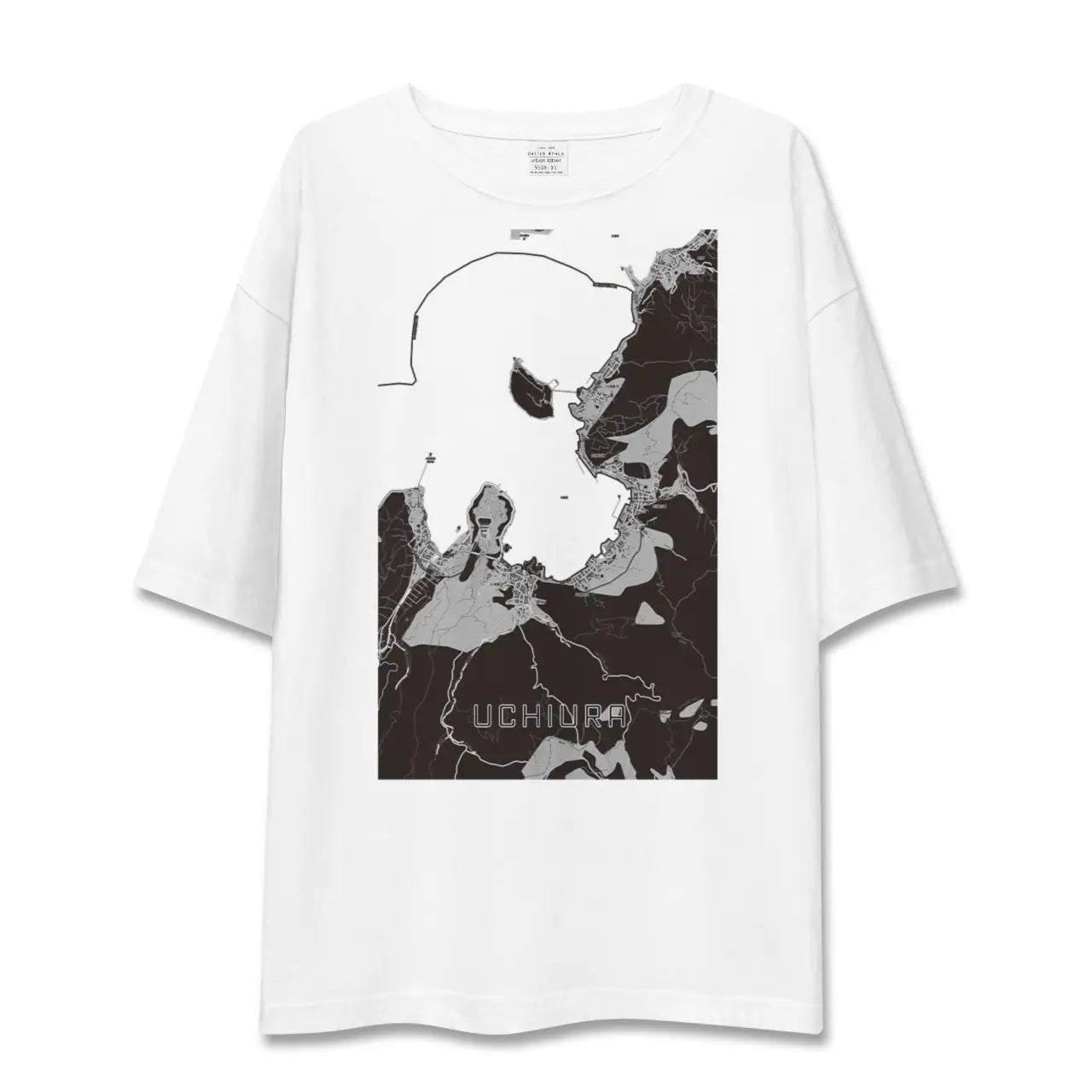 【内浦(静岡県)】地図柄ビッグシルエットTシャツ