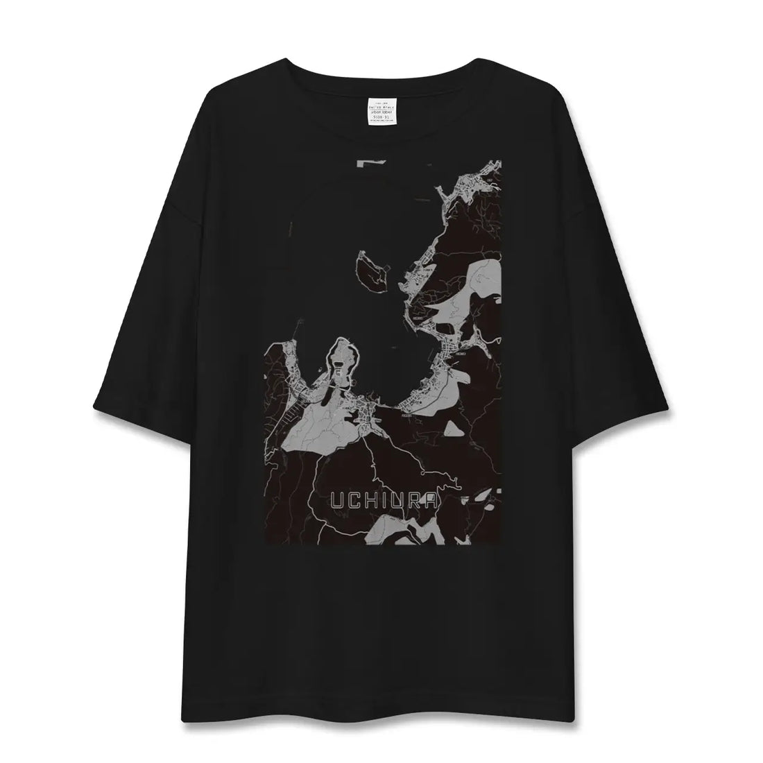 【内浦(静岡県)】地図柄ビッグシルエットTシャツ