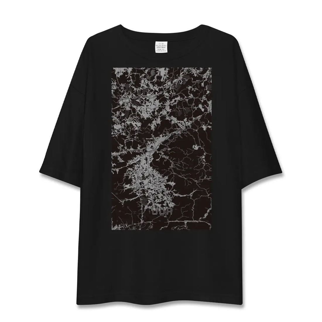 【宇陀(奈良県)】地図柄ビッグシルエットTシャツ