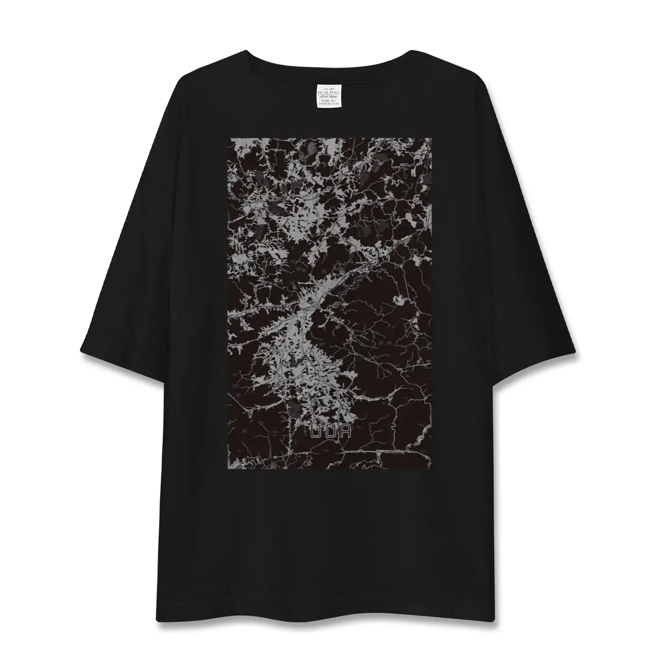 【宇陀(奈良県)】地図柄ビッグシルエットTシャツ