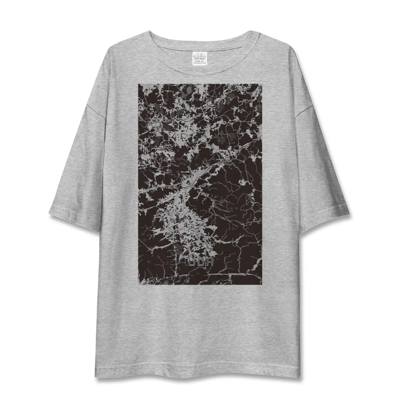 【宇陀(奈良県)】地図柄ビッグシルエットTシャツ