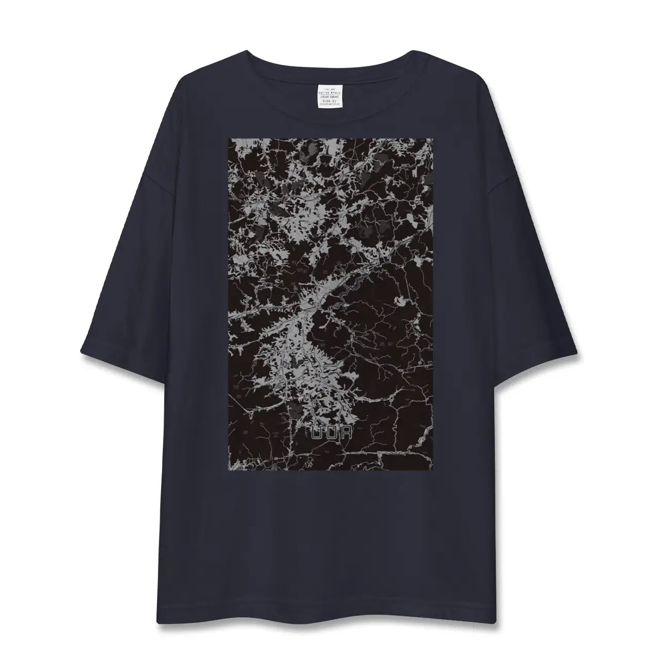 【宇陀(奈良県)】地図柄ビッグシルエットTシャツ