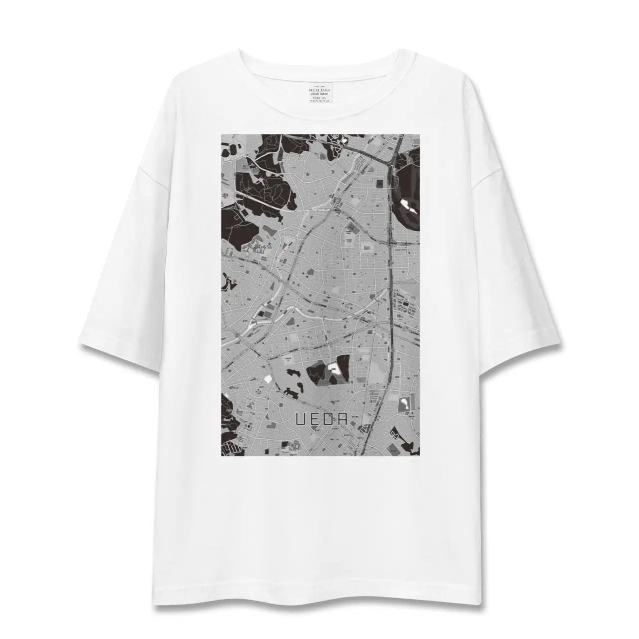 【植田(愛知県)】地図柄ビッグシルエットTシャツ
