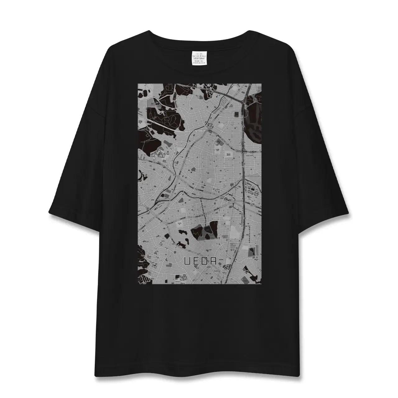 【植田(愛知県)】地図柄ビッグシルエットTシャツ
