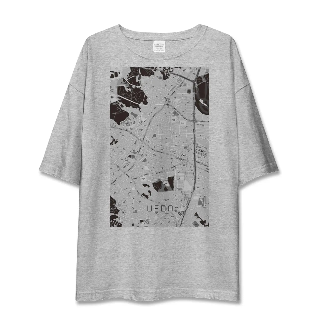 【植田(愛知県)】地図柄ビッグシルエットTシャツ