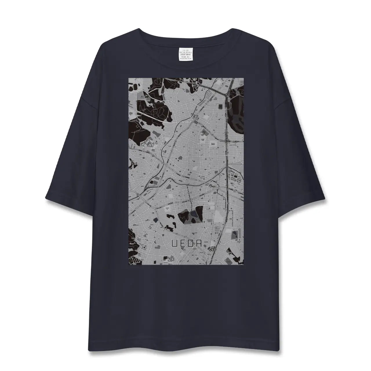 【植田(愛知県)】地図柄ビッグシルエットTシャツ