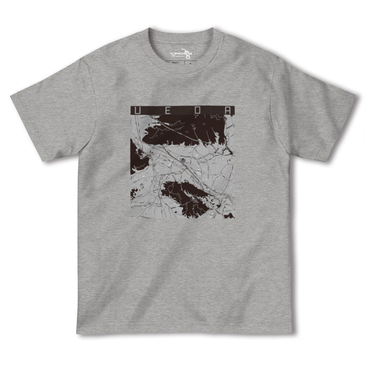 【上田(長野県)】地図柄ヘビーウェイトTシャツ