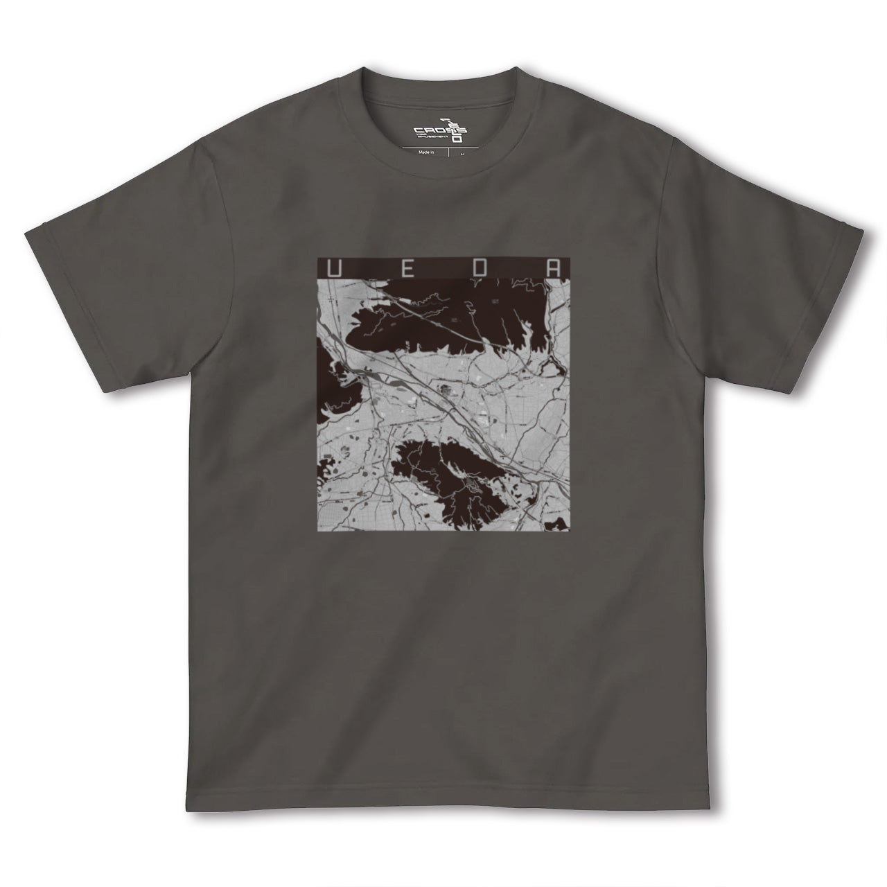 【上田(長野県)】地図柄ヘビーウェイトTシャツ