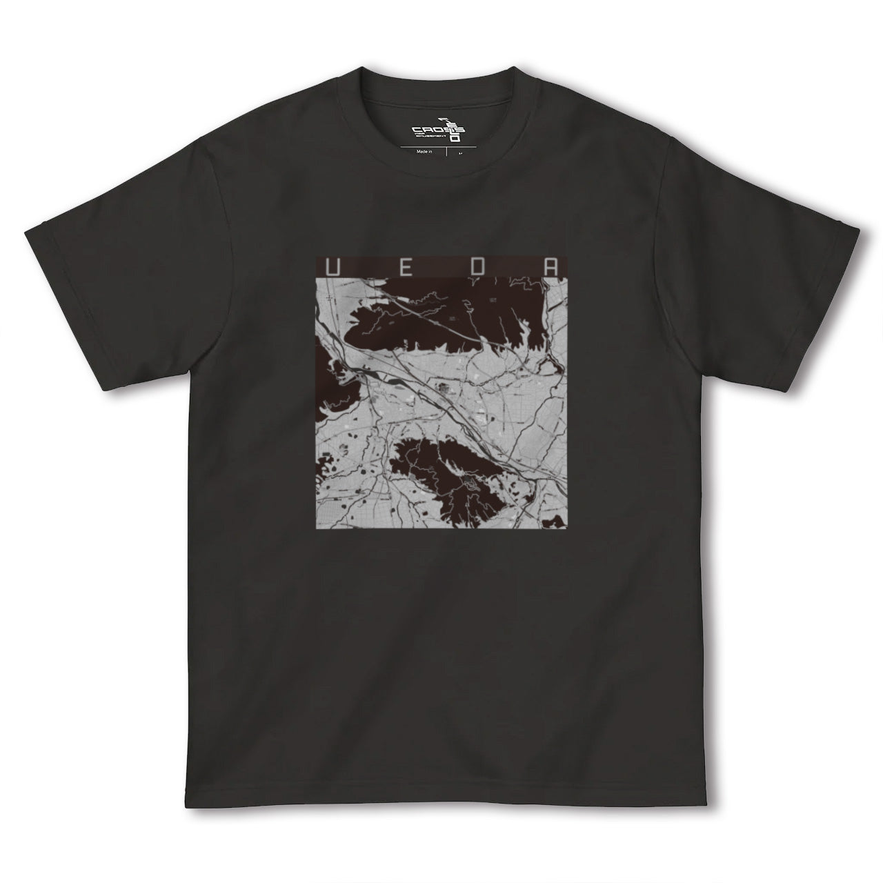 【上田(長野県)】地図柄ヘビーウェイトTシャツ
