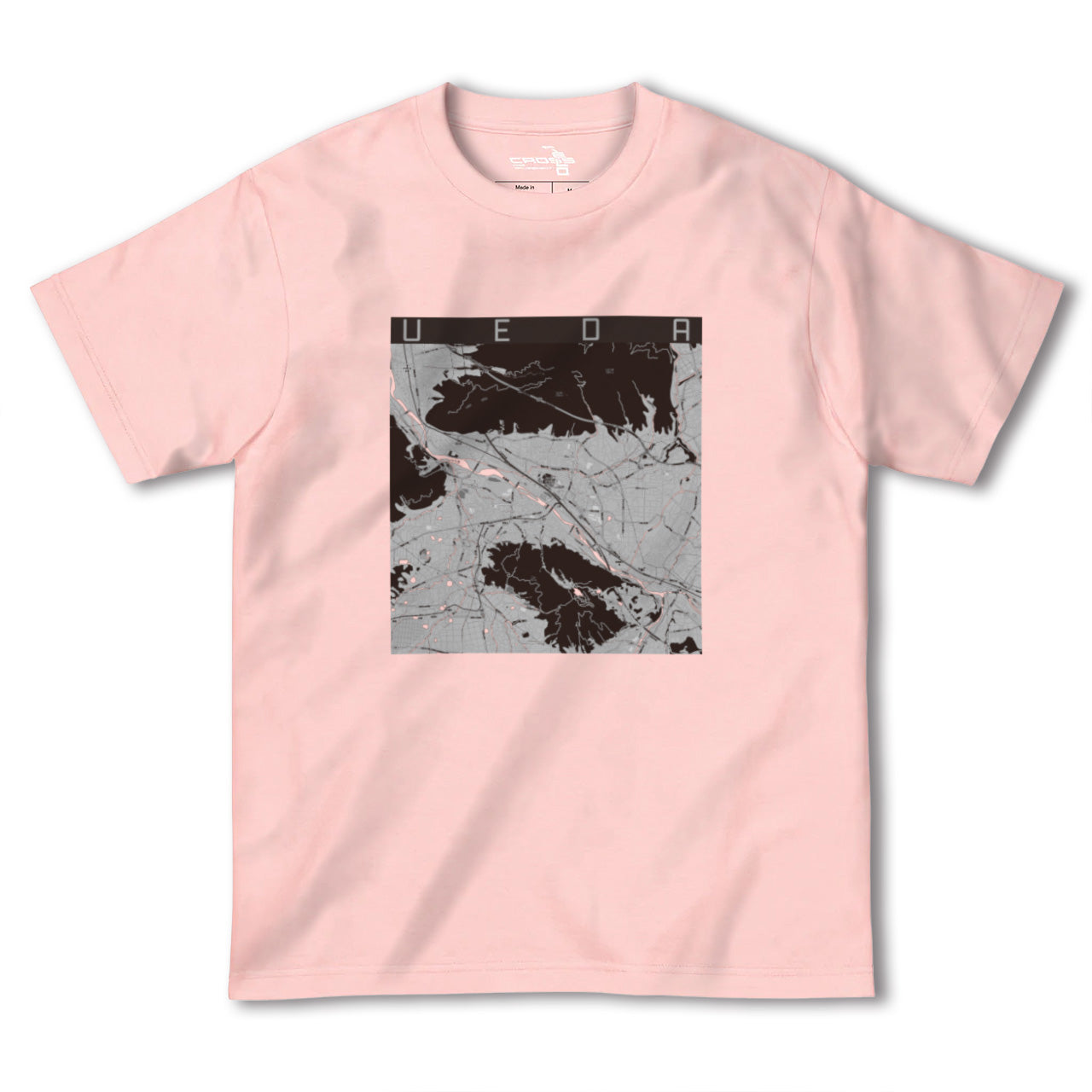 【上田(長野県)】地図柄ヘビーウェイトTシャツ