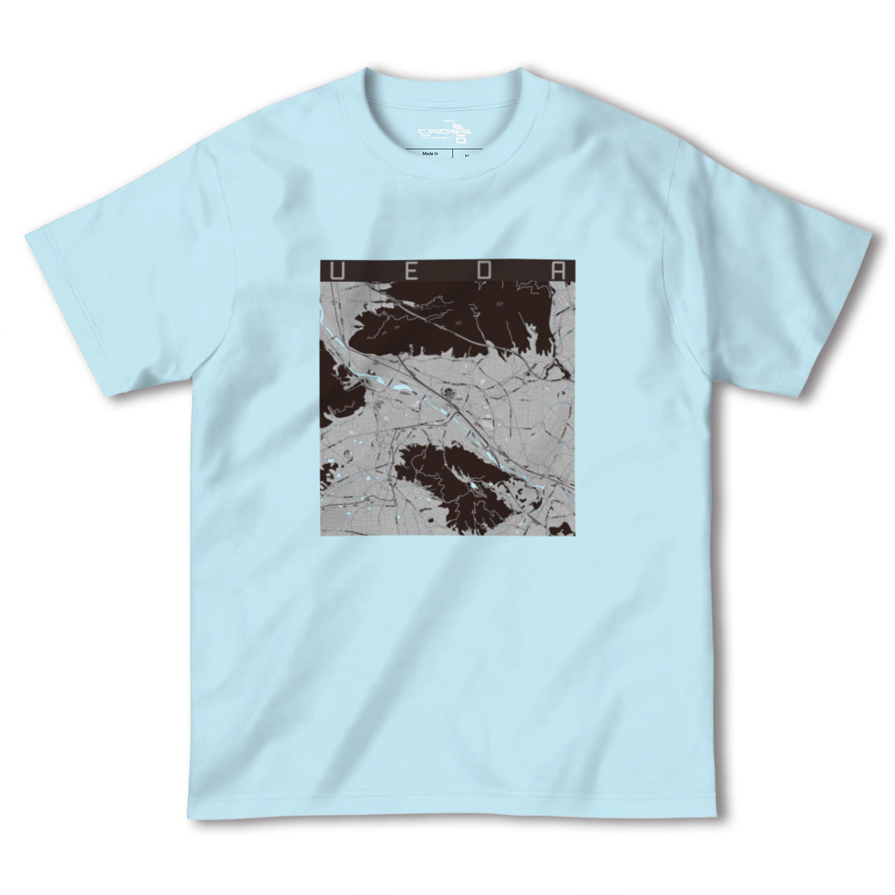 【上田(長野県)】地図柄ヘビーウェイトTシャツ