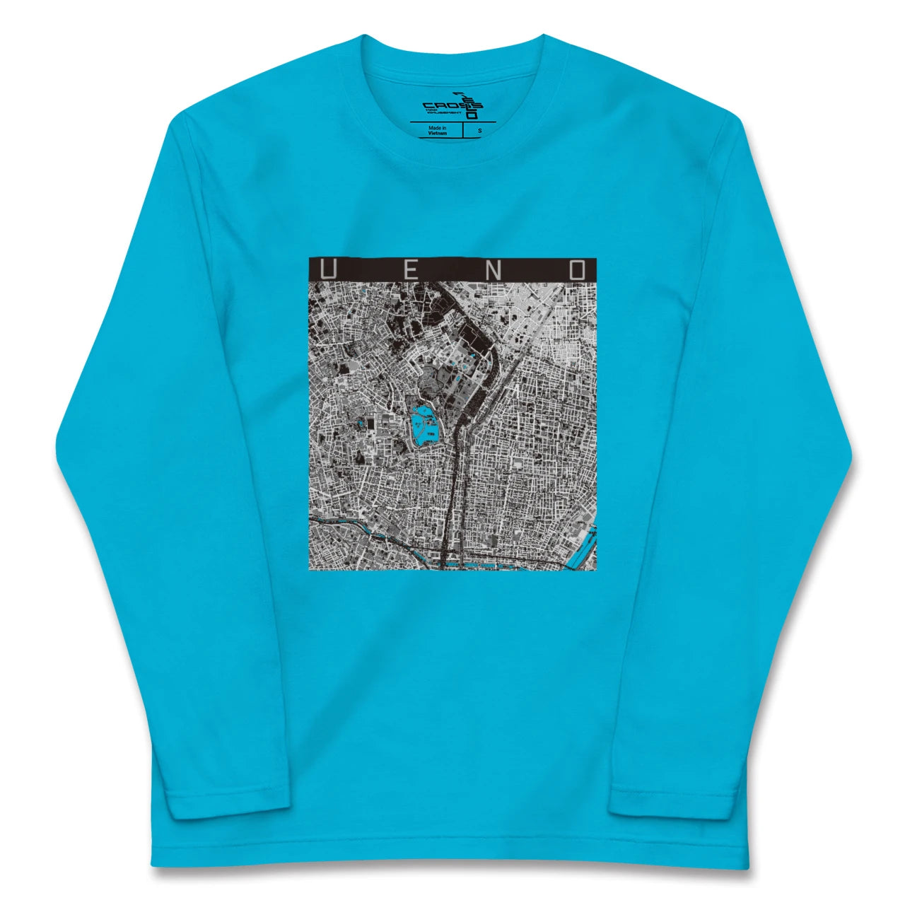 【上野(東京都)】地図柄ロングスリーブTシャツ