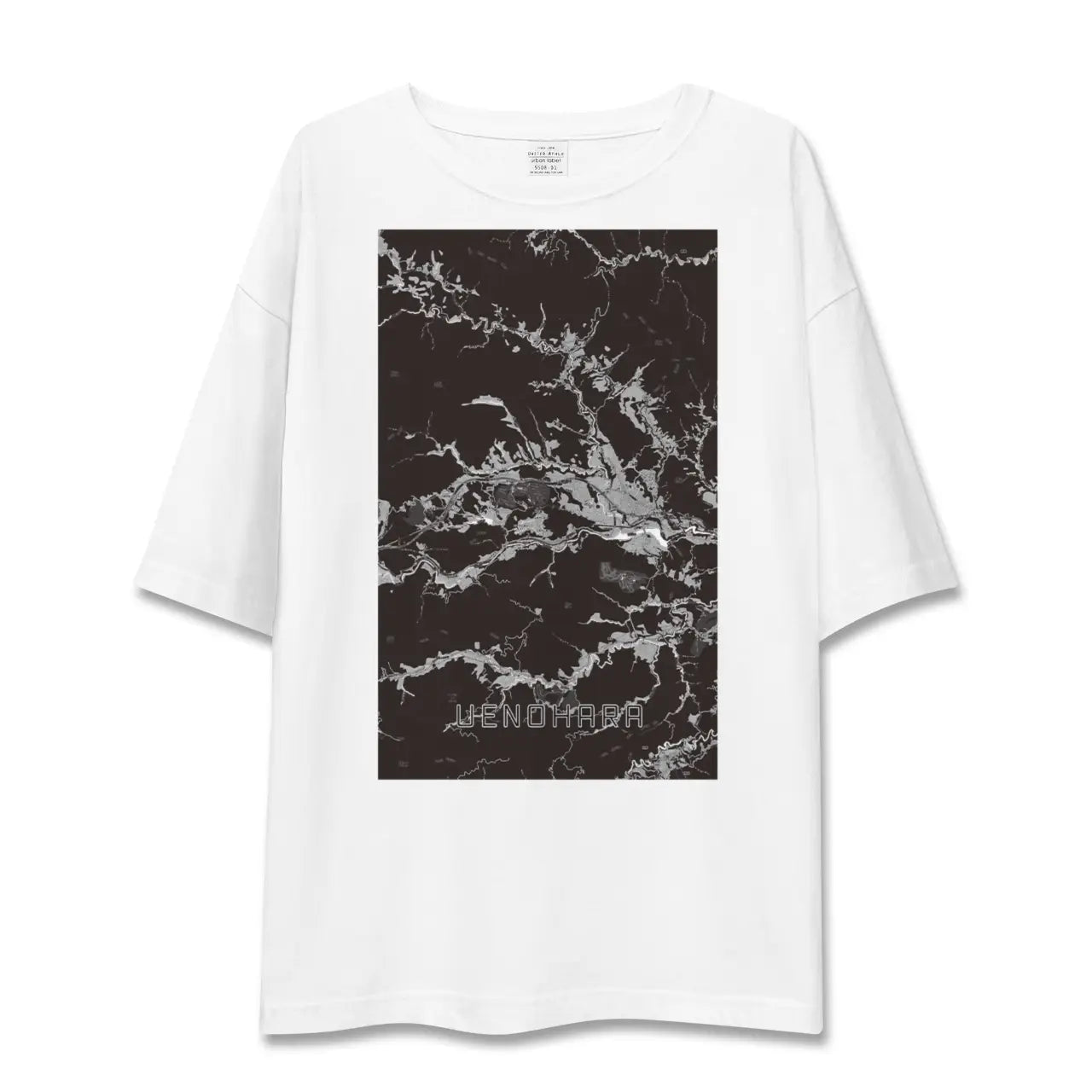 【上野原(山梨県)】地図柄ビッグシルエットTシャツ