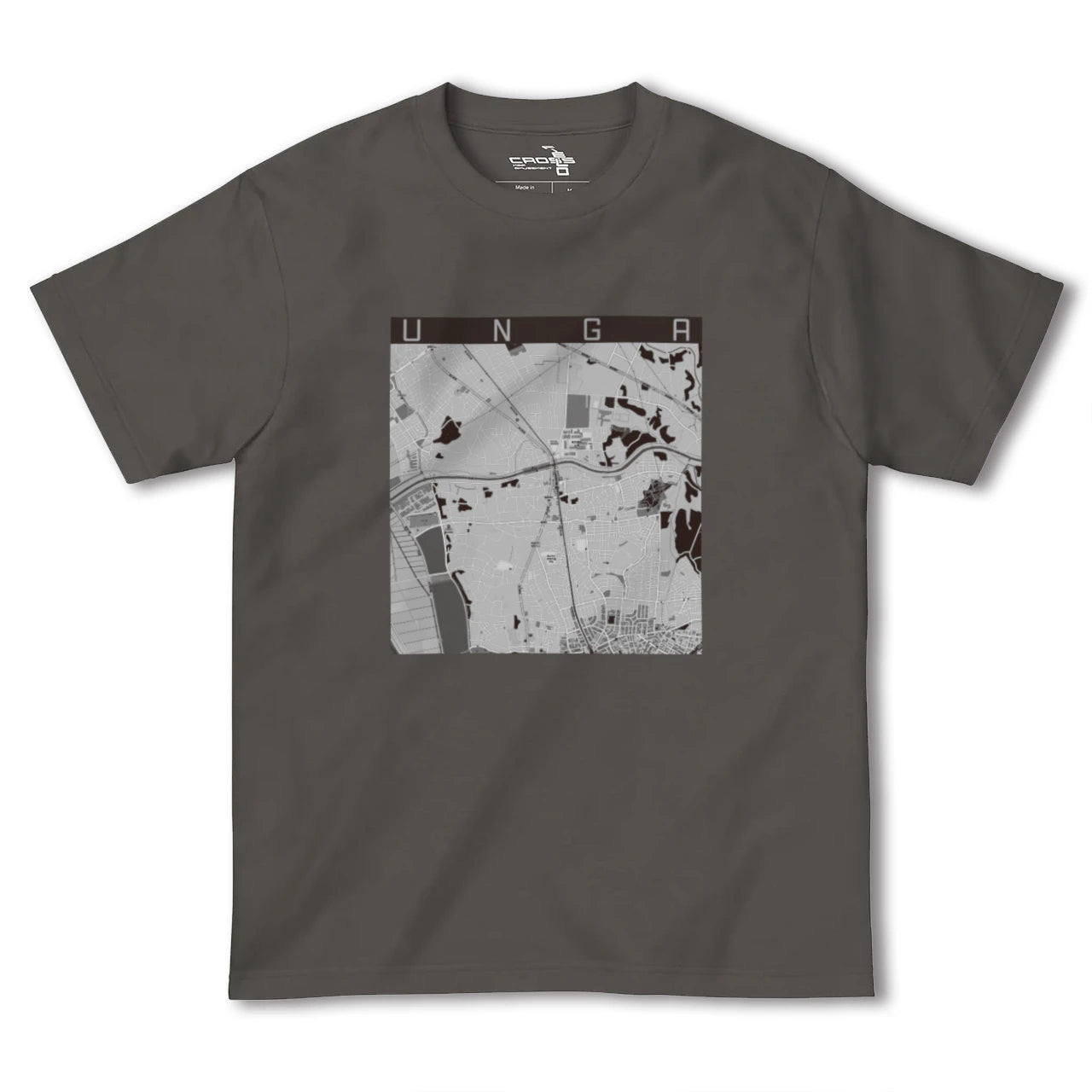 【運河(千葉県)】地図柄ヘビーウェイトTシャツ