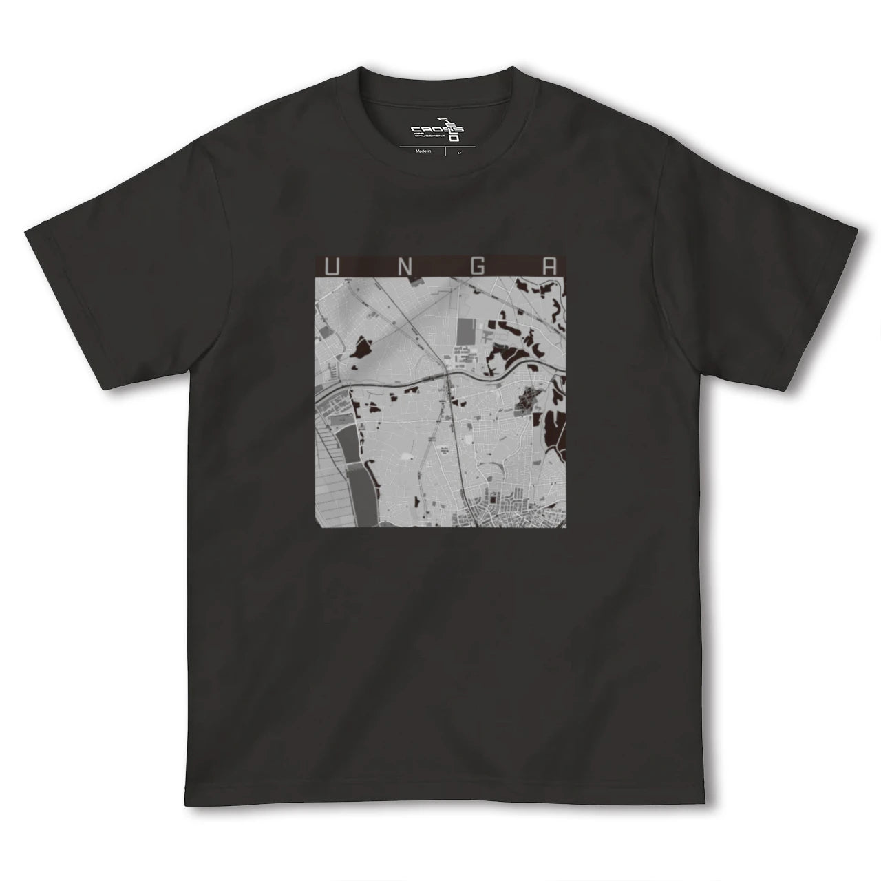 【運河(千葉県)】地図柄ヘビーウェイトTシャツ
