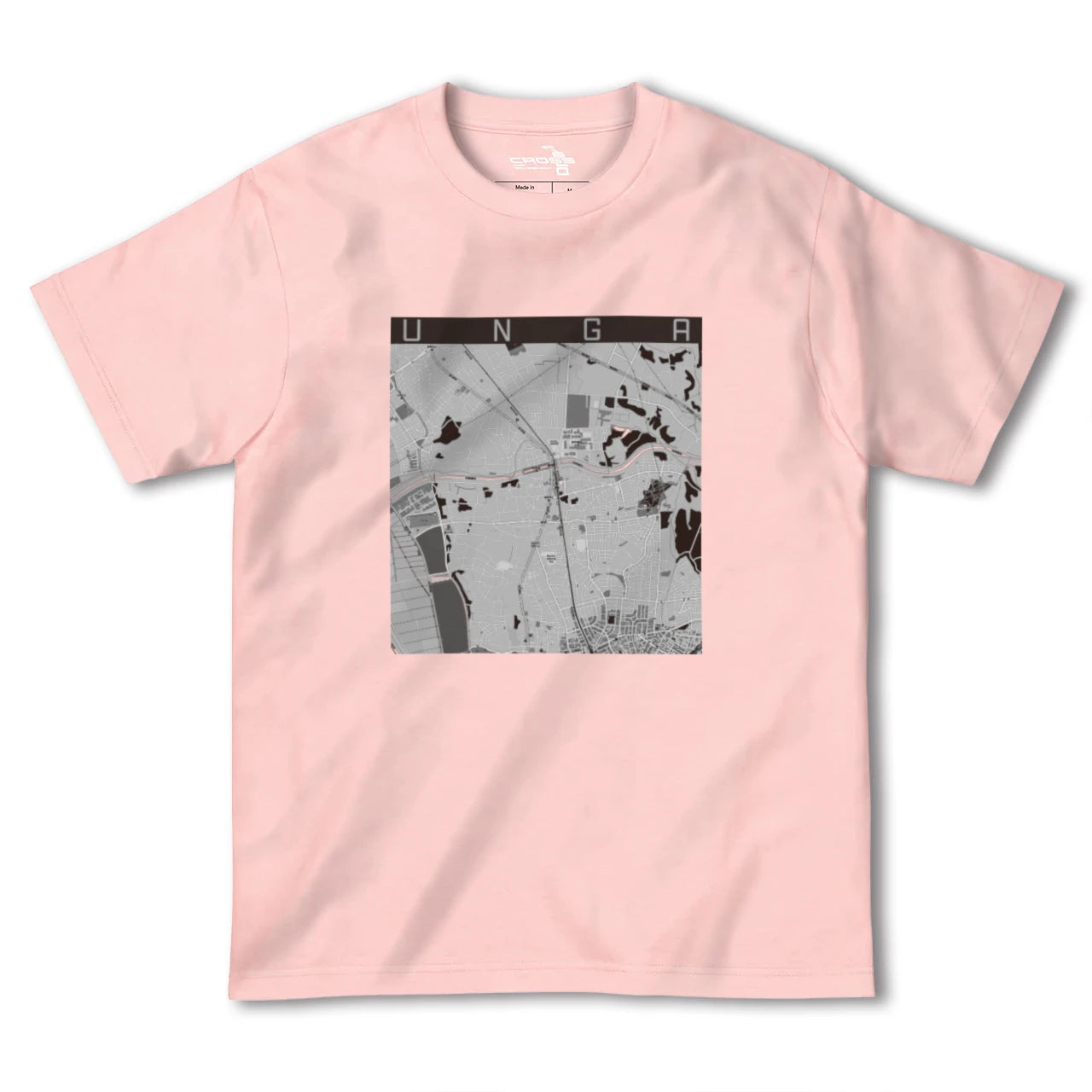 【運河(千葉県)】地図柄ヘビーウェイトTシャツ